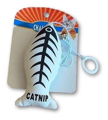 Imagem de Brinquedo P/ Gato  Peixinho C/ Cordão E Catnip