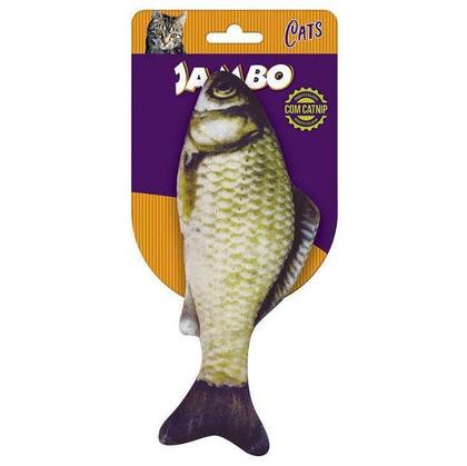 Imagem de Brinquedo Para Gato Com Catnip Peixe Real Jambo Pet