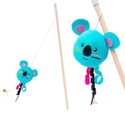 Imagem de Brinquedo para Gatos Varinha com Catnip Tutelo Koala Blue