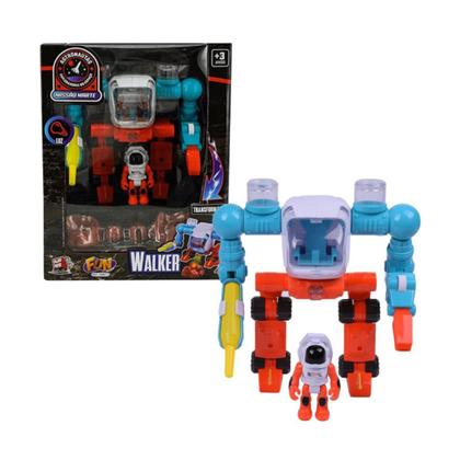 Imagem de Brinquedo Robô espacial Astronauta Missão Marte Walker C/ Luz F0081-3 - Fun