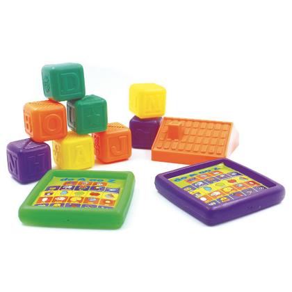 Imagem de Brinquedos Educativos Bloco Montar Abc Pica Pau Brinquedos