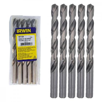 Imagem de Broca Aco Rapido Irwin   3/8'' - Kit C/5 Pecas