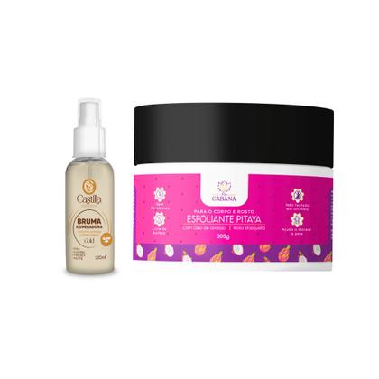 Imagem de Bruma Castilla 120mL + Esfoliante Fio Cabana 300g  Glow, Hidratação e Renovação com Ativos Naturais