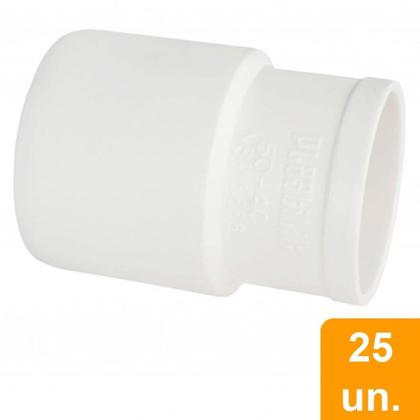 Imagem de Bucha de Redução Plastilit Longa para Esgoto 50 x 40mm Embalagem com 25 Unidades