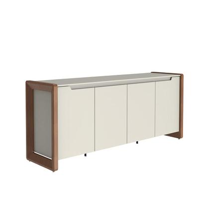 Imagem de Buffet Bristol 4 Portas 2 Gavetas Off White e Naturale