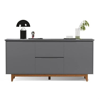 Imagem de Buffet Decorativo Flow de 2 Portas - EJ Móveis - Cinza