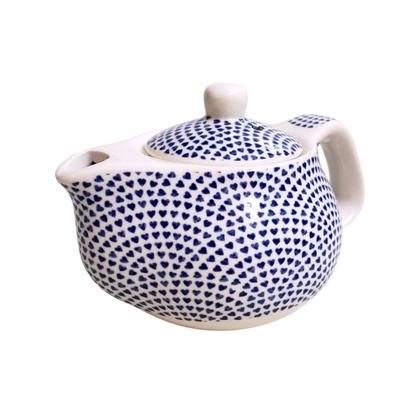 Imagem de Bule de Chá Porcelana Flores Pequeno Infusor Chaleira 250ml