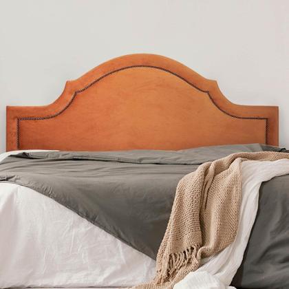 Imagem de Cabeceira Casal Estofada para Cama Box Provençal Luxo com Tachas 140x60cm