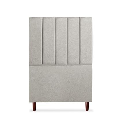 Imagem de Cabeceira Estofada Cama Box Solteiro Carla 110cm Linho
