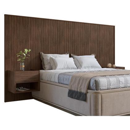 Imagem de Cabeceira Florença Casal e Queen com 2 Mesas de Cabeceira