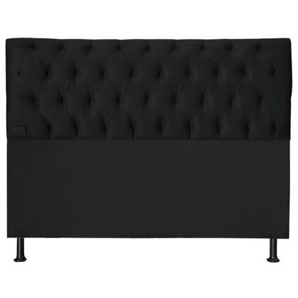 Imagem de Cabeceira Jade 90 Cm Para Cama Box Suede Preto