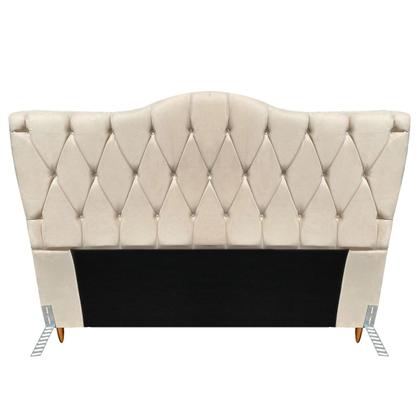Imagem de Cabeceira King Size Cama Box de Casal Quarto Estofada Barcelona 198cm