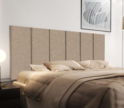 Imagem de Cabeceira para quarto estofada De Casal 1.40 m - Várias Cores