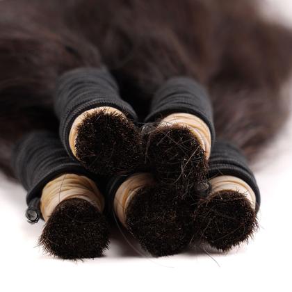 Imagem de Cabelo Humano Liso Com Leves Ondas 100 gramas 70cm Para Mega Hair