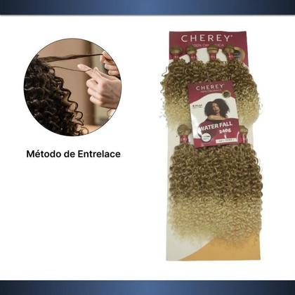 Imagem de Cabelo Orgânico Cacheado Water Fall 240G Entrelace