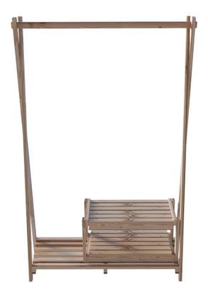 Imagem de Cabideiro 100% Pinus Sala De Qualidade Minimalista De Qualidade