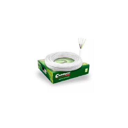 Imagem de Cabo 2 Pares x 24 - 50 CCA Branco CX 100m