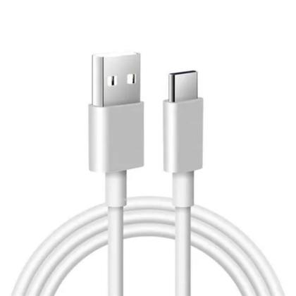 Imagem de Cabo Carregador Celular Rápido USB Tipo-C 3.4A Turbo 25w 1m BRANCO