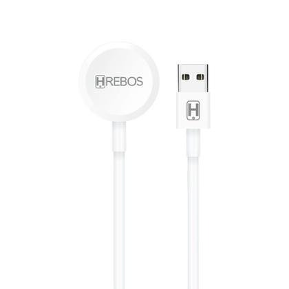 Imagem de Cabo Carregador Usb Magnético Compativel Para Apple Watch 1 A 8 Modelo Crw-503 Cor Branco