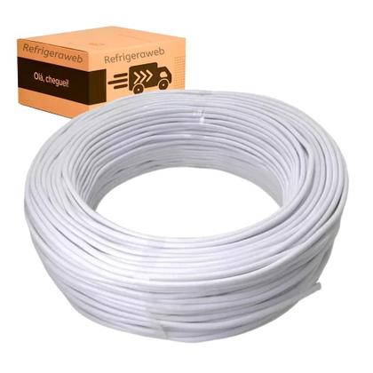 Imagem de Cabo Comando Pp 5 Vias 1,5mm Rolo Branco Ou Preto 3mt 5mt 10mt