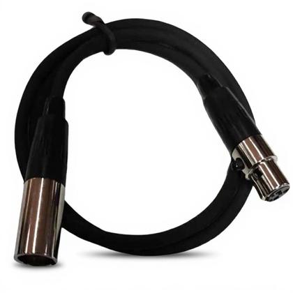 Imagem de Cabo de Áudio Mini XLR 3 Pinos 0,50 m Balanceado