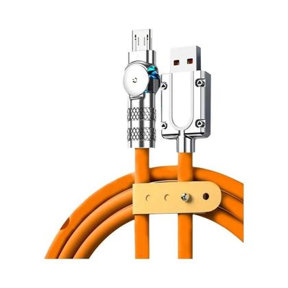 Imagem de Cabo De Dados Micro USB De Carregamento Rápido 120W 3A Para Samsung Galaxy S7 S5 Xiaomi Android