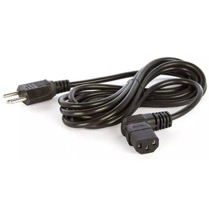 Imagem de Cabo De Força Pc Tv Computador Energia 90 Graus 3 Metros