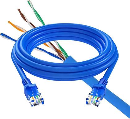 Imagem de Cabo de Rede Ethernet Patch Cord RJ45 Cat5e UTP- 3 Metros
