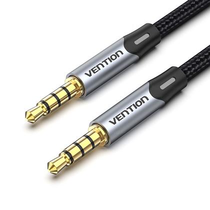 Imagem de Cabo Extensor Áudio Fone Microfone Stereo P3 x P3 3.5mm 0,5m