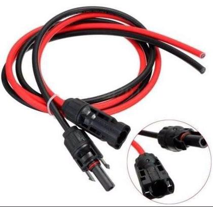 Imagem de Cabo Fotovoltaico 6mm Solar 15Mt Preto + 15Mt Vermelho + MC4