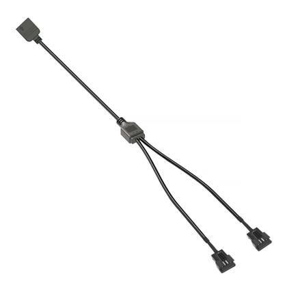 Imagem de Cabo jst sm 4p 2 saídas macho adaptador para rgb 12v 4 pinos
