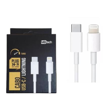 Imagem de Cabo Lightning Turbo USB-C IP X Se 11 12 13 Mini Promax 1m