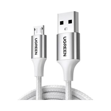 Imagem de Cabo Micro USB Ugreen De Carregamento Rápido 3A Nylon USB Tipo C Para Celular Samsung Xiaomi HTC