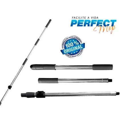 Imagem de Cabo Mop Perfect Pro 360 Move Esfregão Giratório 1,60 Mts Aço Inox 972375