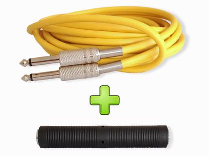 Imagem de Cabo p10  10 metros caixa de som violão guitarra profissional