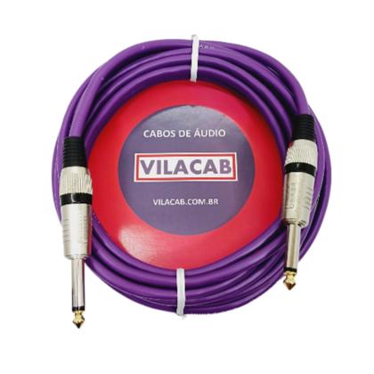 Imagem de Cabo P10 P10 Mono Colorido 2 Metros P/ Equip. E Instrumentos