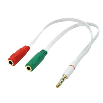 Imagem de Cabo p3 Macho + 2 P2 Fêmea 20cm: Solução de Áudio