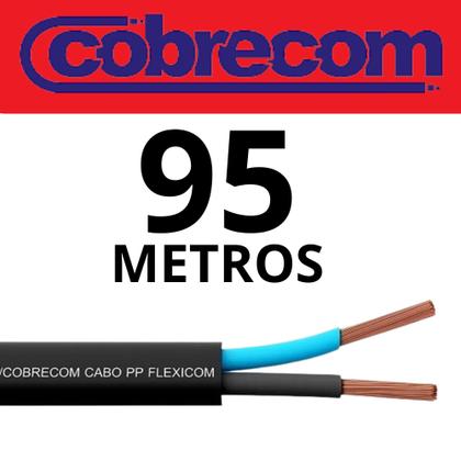 Imagem de Cabo Pp 2 Vias Fio De Comando Flexível 2x1,50mm Com 95 metros