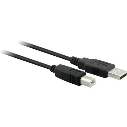Imagem de Cabo USB 2.0 para Impressora Fortrek, A Macho + B Macho, 1,8 Metros - SBI-101