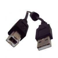 Imagem de Cabo USB A macho x B macho  v. 2.0 com filtro 4,8 M kit c/10