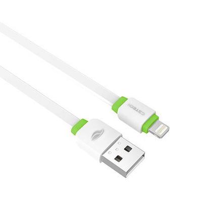 Imagem de Cabo USB C3Tech CB-110WH Lightning 2A 1 metro Branco