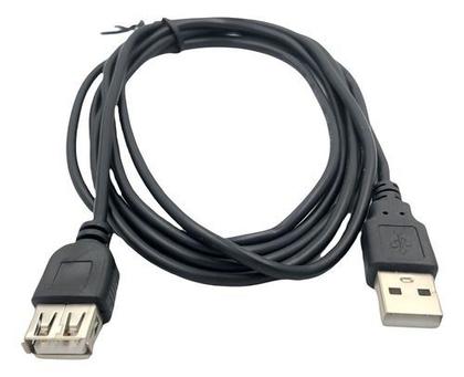 Imagem de Cabo Usb Extensor 2.0 Extensão 1,5 Metros Macho Fêmea Cor Preto