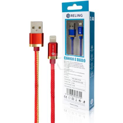 Imagem de Cabo usb-lightning (ios) 2.4a 1m  11868 reling