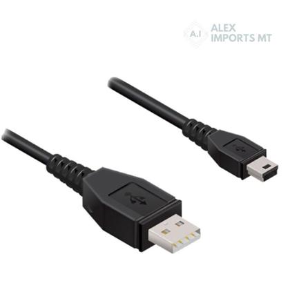 Imagem de Cabo Usb Macho para Mini 5 Pinos Macho Barato 30cm Bom