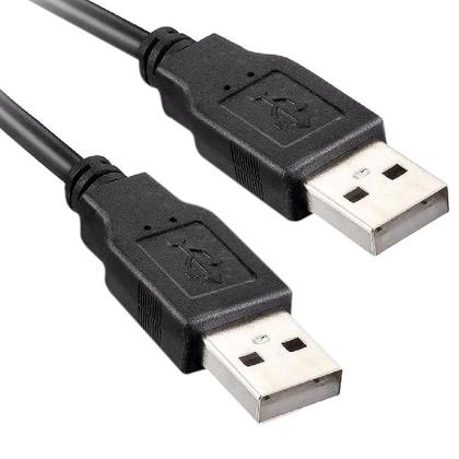 Imagem de Cabo USB Macho x Macho AM+AM de 1,5 Metros e Filtro contra Interferências NT 03937 Preto