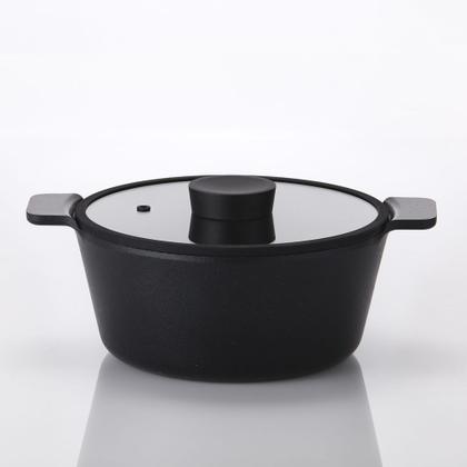 Imagem de Caçarola 24cm Neoflam Vulkan, Aluminio Injetado com Revestimento Cerâmico, Indução, Cor Preto