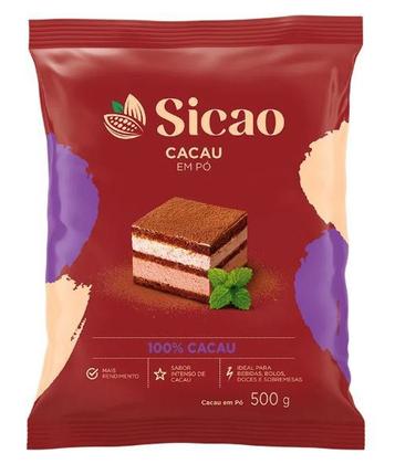 Imagem de Cacau em Pó 100% 500g - Sicao