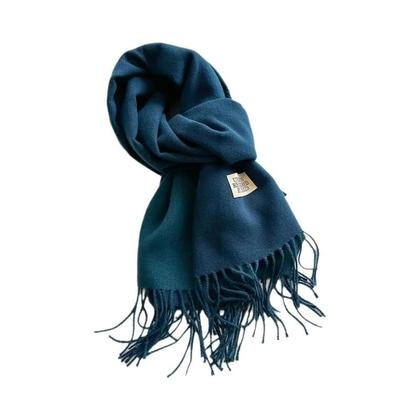 Imagem de Cachecol de Caxemira Dupla Face - Pashmina Quente para Inverno