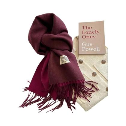 Imagem de Cachecol de Caxemira Dupla Face - Pashmina Quente para Inverno