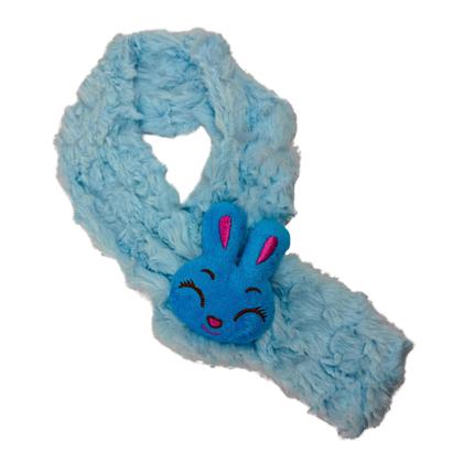 Imagem de Cachecol Infantil Bichinho Lenço Grosso Unissex Pelúcia Quentinha Inverno Proteção Frio